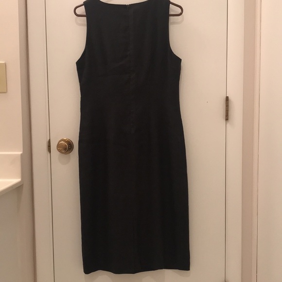 SPENSER JEREMY 100% Linen Black Dress,  sz 8 - Picture 9 of 10